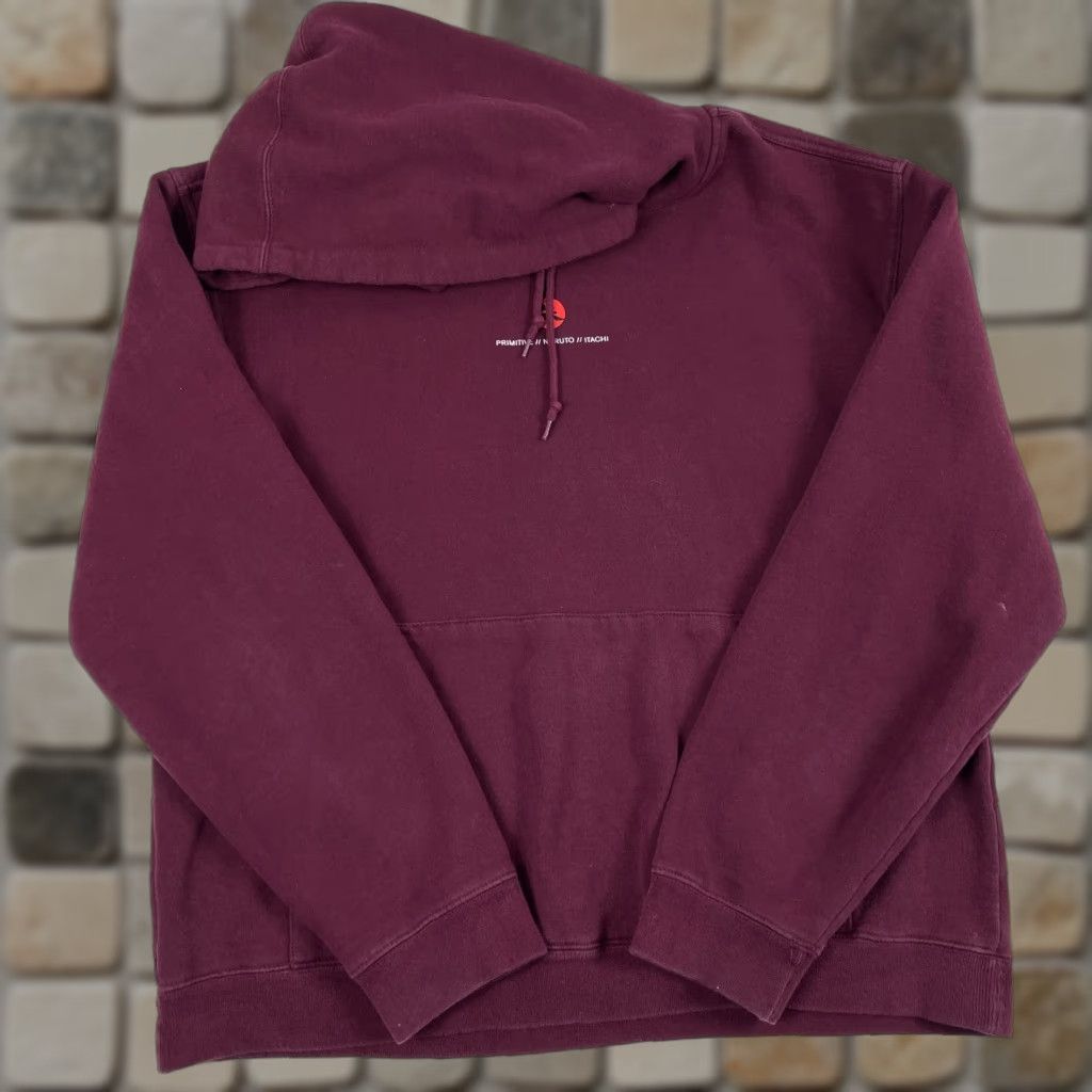 Primitive VINTAGE Primitive Hoodie Mens L Maroon Naruto Itachi Pullover Lined Skater Anime Gym Hoodie Mens Large Maroon Naruto Itachi Pullover Lined Size US L / EU 52-54 / 3 - 1 Thumbnail