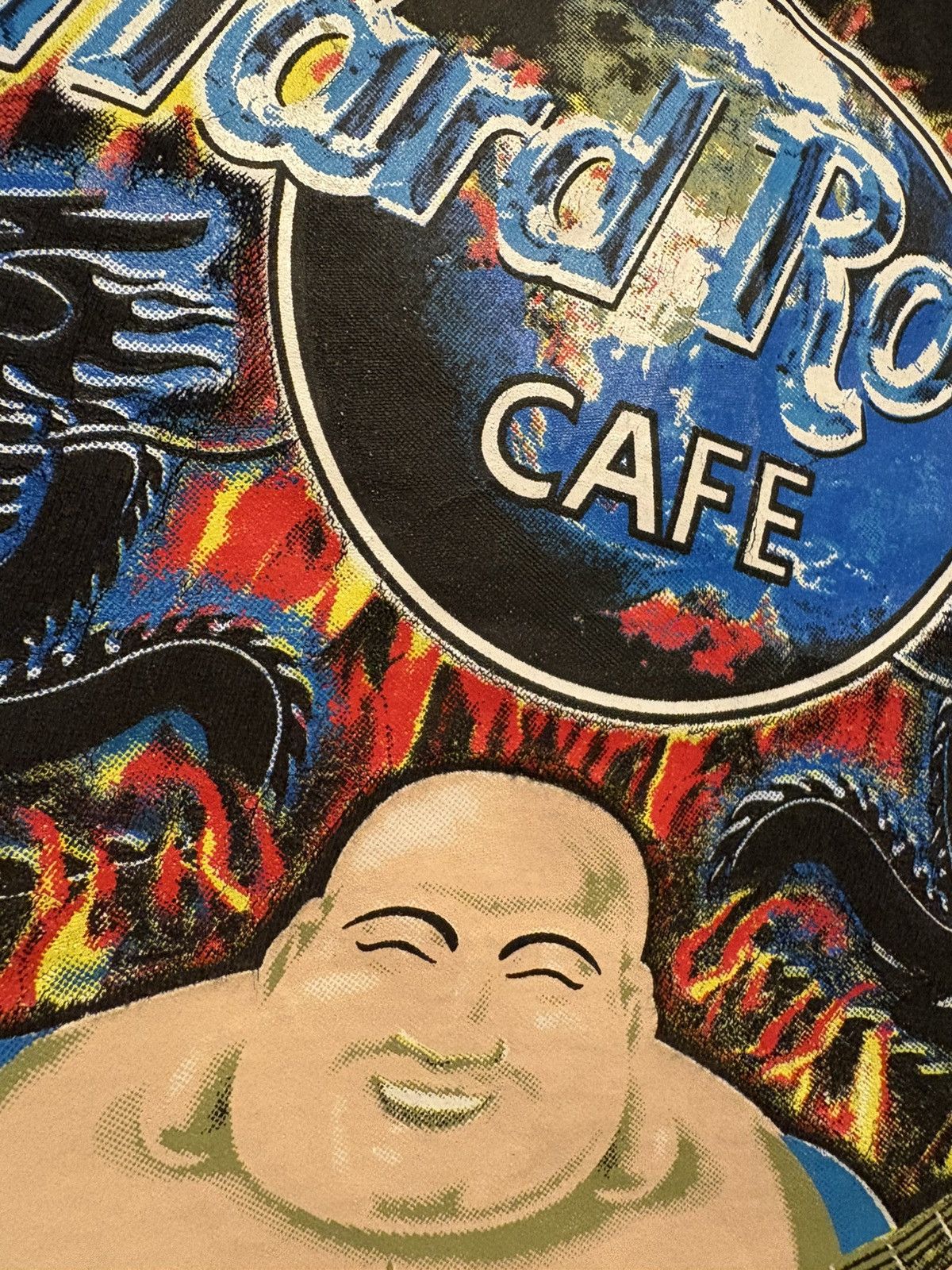 Hard Rock Cafe Vintage Hard Rock Cafe Tshirt 90’s Hong Kong Buddha Grail Size US L / EU 52-54 / 3 - 6 Thumbnail