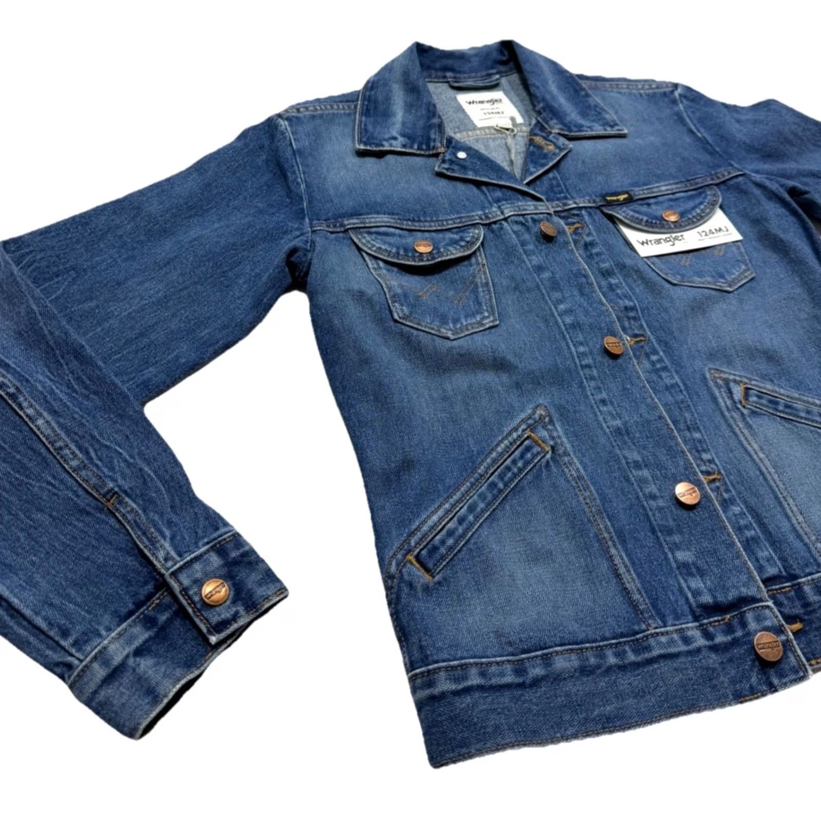 Wrangler Wrangler Icons 124Mj Denim Jacket Wrangler Jacket Men XS Blue Denim TruckER Vintage: No Size US XS / EU 42 / 0 - 4 Thumbnail