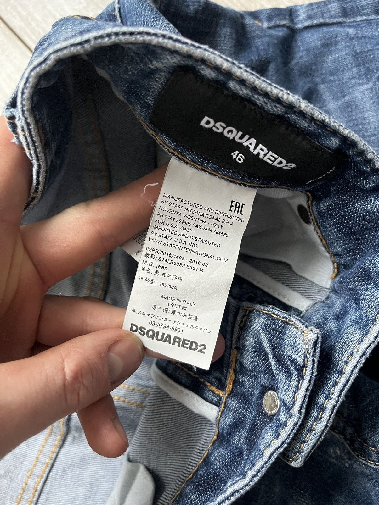 Dsquared2 × Vintage Dsquared2 Denim Jeans Pants Made in Italy Size US 29 - 6 Thumbnail
