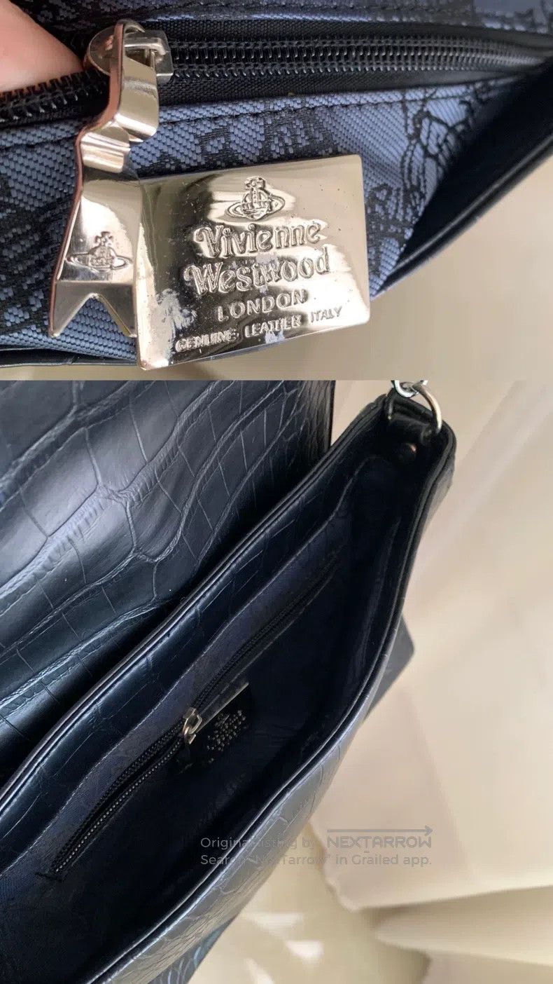 Vivienne Westwood vivienne westwood size os Black and Silver Crocodile Patter Size ONE SIZE - 9 Thumbnail