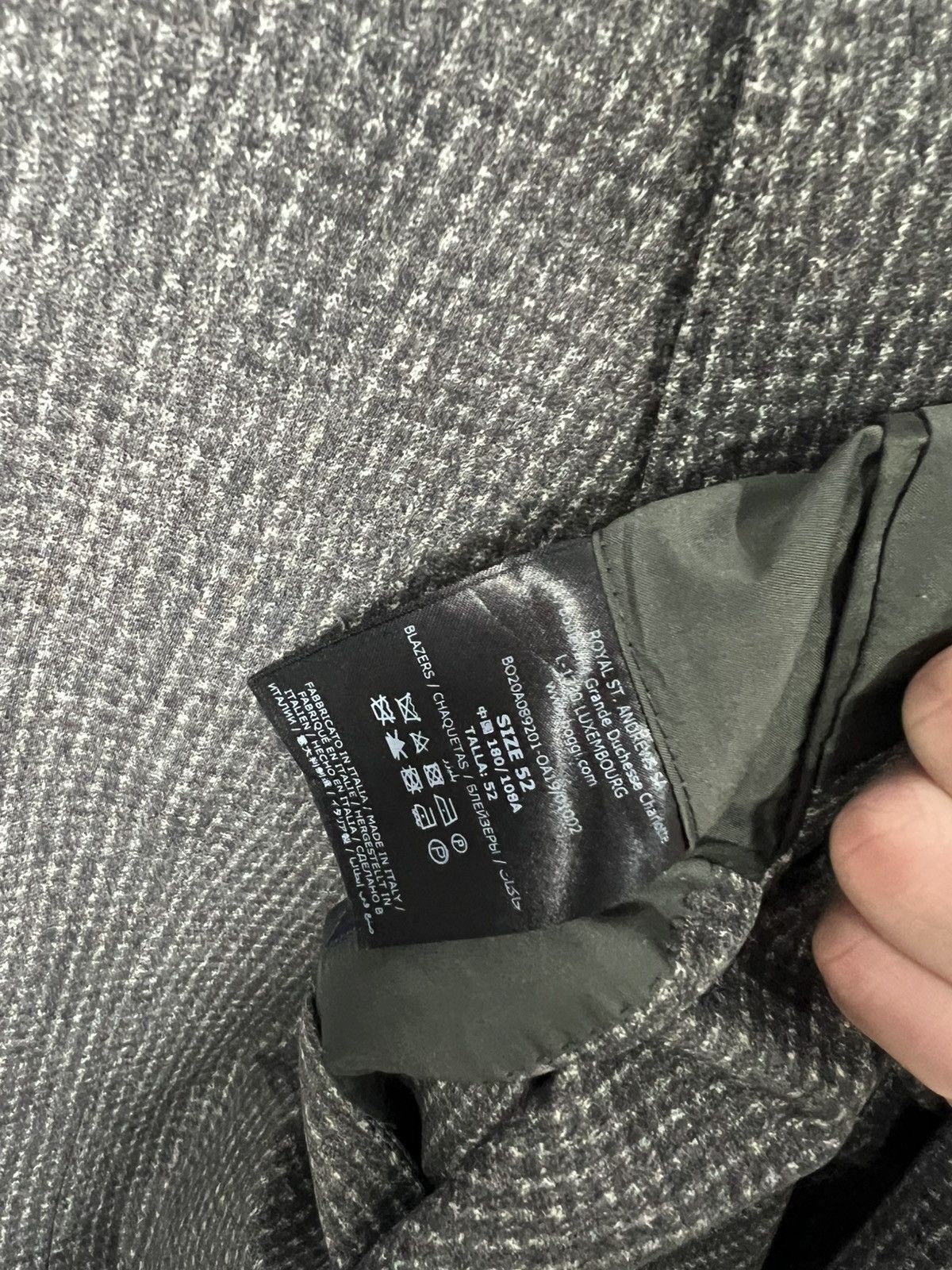 Boggi Luxury Italian Designer Boggi Milano B Tech Blazer Size 52 Size 52R - 8 Thumbnail