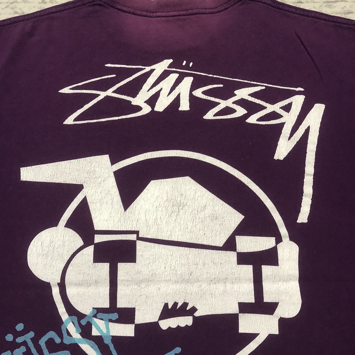 Stussy 🔥Rare Sunfaded Vintage Stussy ‘Rat Patrol’ Multilogo Tees Size US XL / EU 56 / 4 - 11 Thumbnail