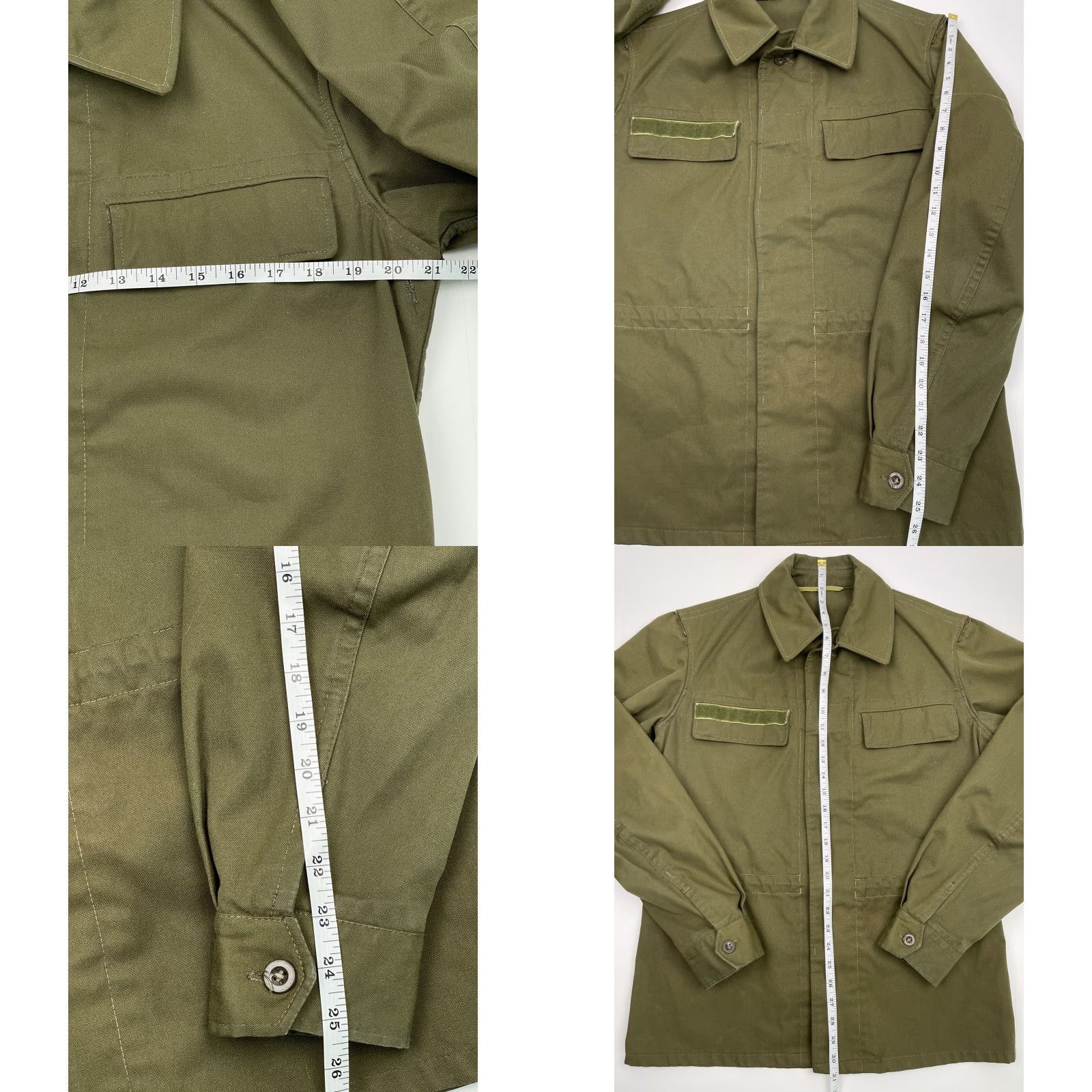 Vintage VINTAGE OZKN PRESEV Czech Republic Field Jacket Coat - Military-Style Army Green, 1991 90s, Size 42, Men, Canvas Utility Outerwear Size US XS / EU 42 / 0 - 8 Thumbnail