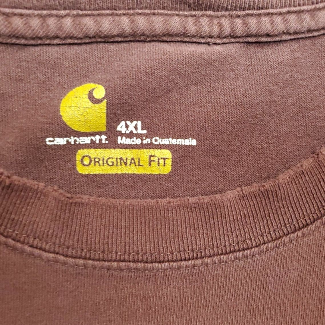 Carhartt Carhartt Shirt Mens 4XL Red Original Fit Crewneck Short Sleeve Pocket Tee Size US XXL / EU 58 / 5 - 7 Thumbnail
