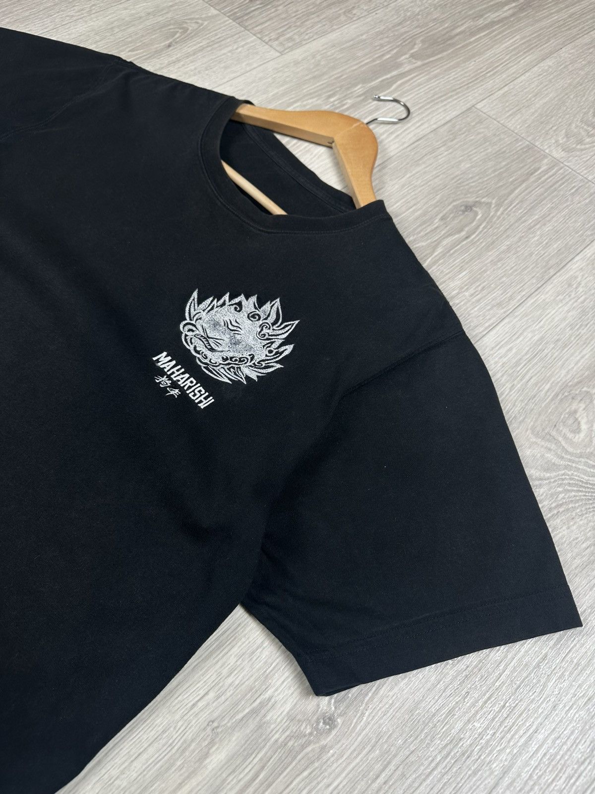 Japanese Brand × Maharishi Maharishi T-Shirt Japan Print Size L Washed Black Size US L / EU 52-54 / 3 - 4 Thumbnail