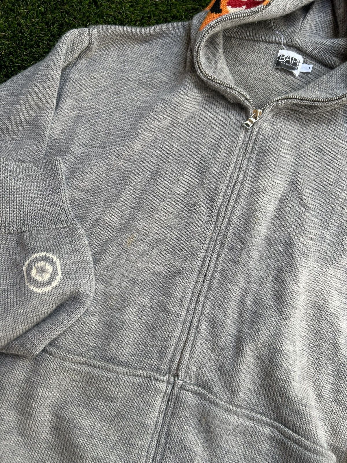 Bape Vintage 2007 BAPE NIGO Wool Tiger Full Zip Hoodie Size US L / EU 52-54 / 3 - 4 Thumbnail