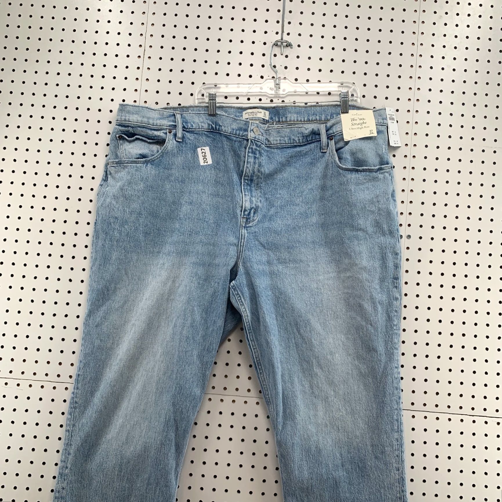 Abercrombie & Fitch VINTAGE Abercrombie & Fitch Jeans Women 90s Straight Ultra High Rise Curvy Blue Denim 37/32" Size 25" / US 0 / IT 36 - 2 Thumbnail