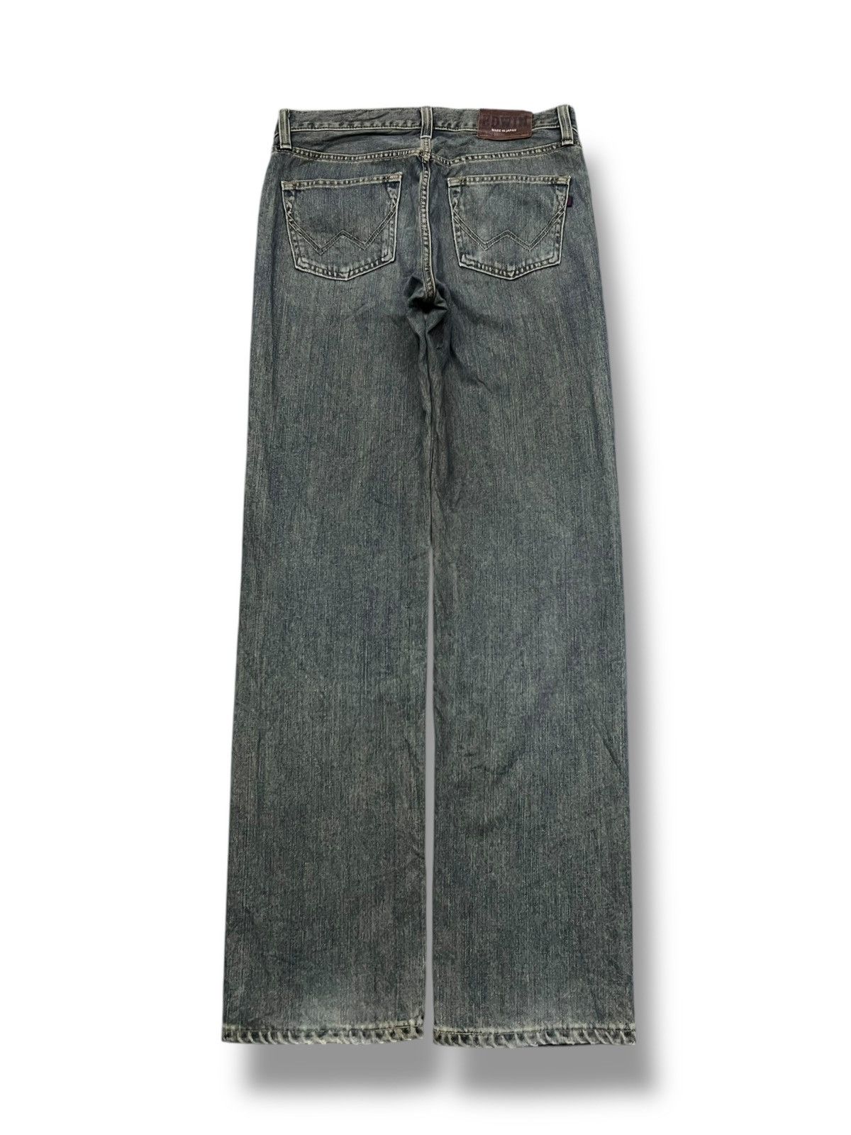 Edwin Vintage Edwin 403 Japan - Faded Wash, Distressed Denim Size US 33 - 3 Thumbnail