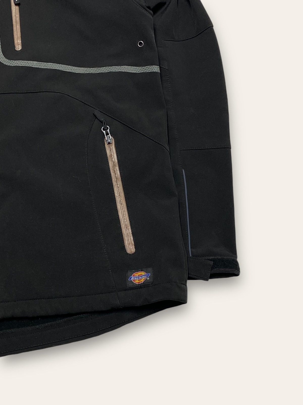 Dickies Vintage DICKIES Black Hooded Zipped Softshell Size US L / EU 52-54 / 3 - 3 Thumbnail