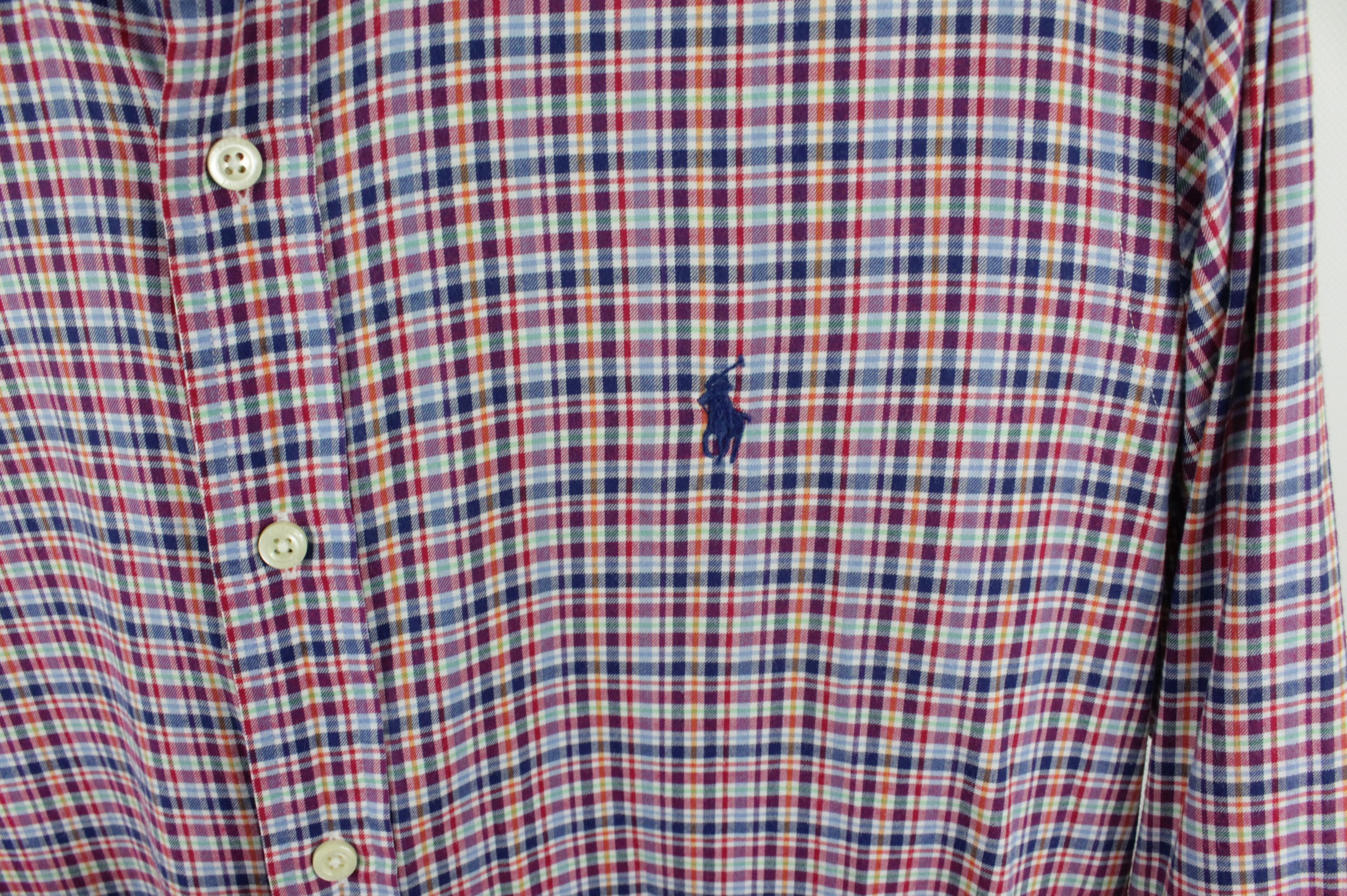 Ralph Lauren Ralph Lauren Light Soft Cotton Multi Checked Casual Shirt Size US M / EU 48-50 / 2 - 4 Thumbnail