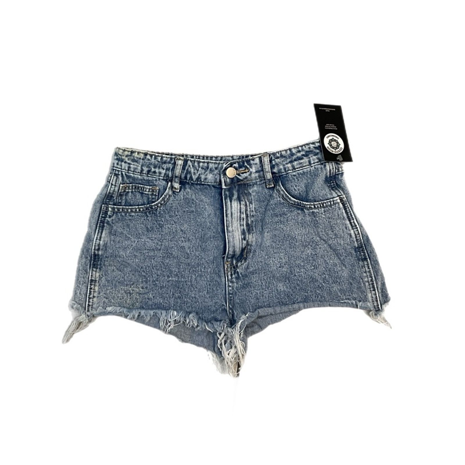 Shein Shein Mini Denim Shorts Size 27" / US 4 / IT 40 - 1 Thumbnail