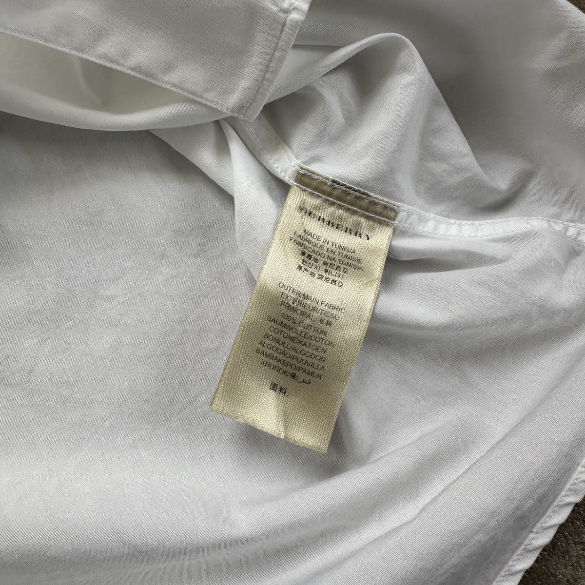 Burberry Burberry White Button Ups Shirt Size US L / EU 52-54 / 3 - 4 Thumbnail