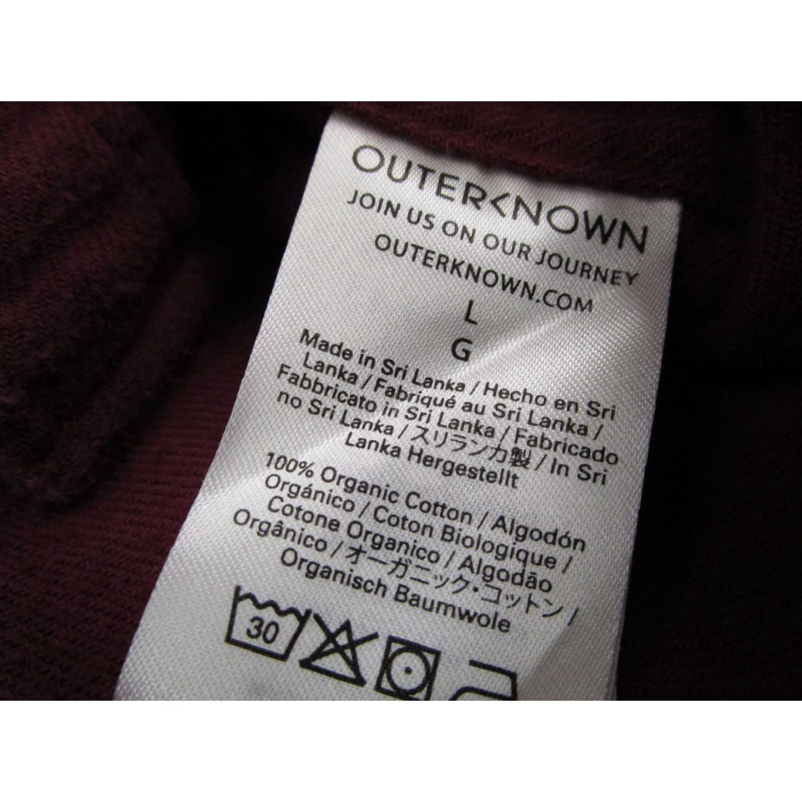 Outerknown OUTERKNOWN Organic Cotton Red Flannel Button-Up Shirt Mens Large Long Sleeve Workwear Size US L / EU 52-54 / 3 - 4 Thumbnail