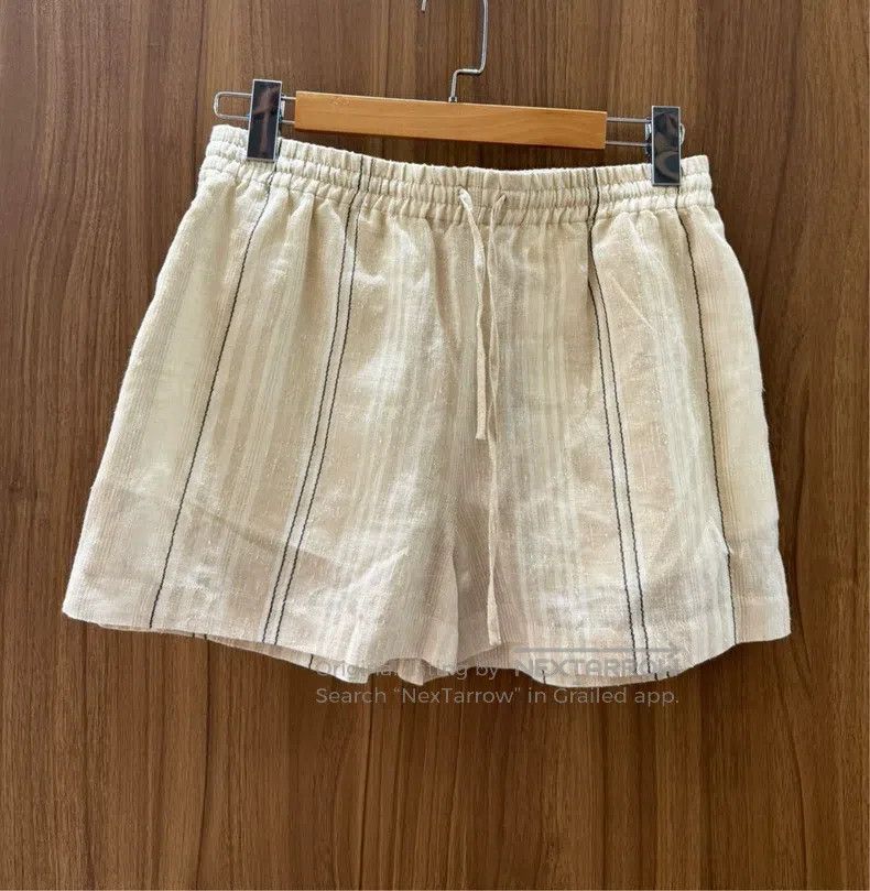 Dior Dior Beige striped shorts Size 24" / US 00 / IT 34 - 1 Thumbnail