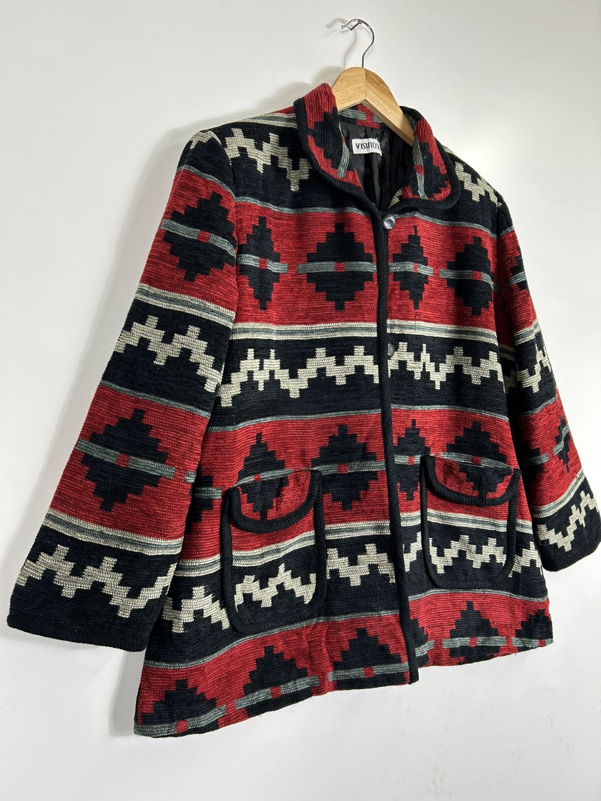 Japanese Brand × Native × Vintage ⚡️Vintage Visuto Su Southwestern Button Jacket Size L / US 10 / IT 46 - 2 Thumbnail