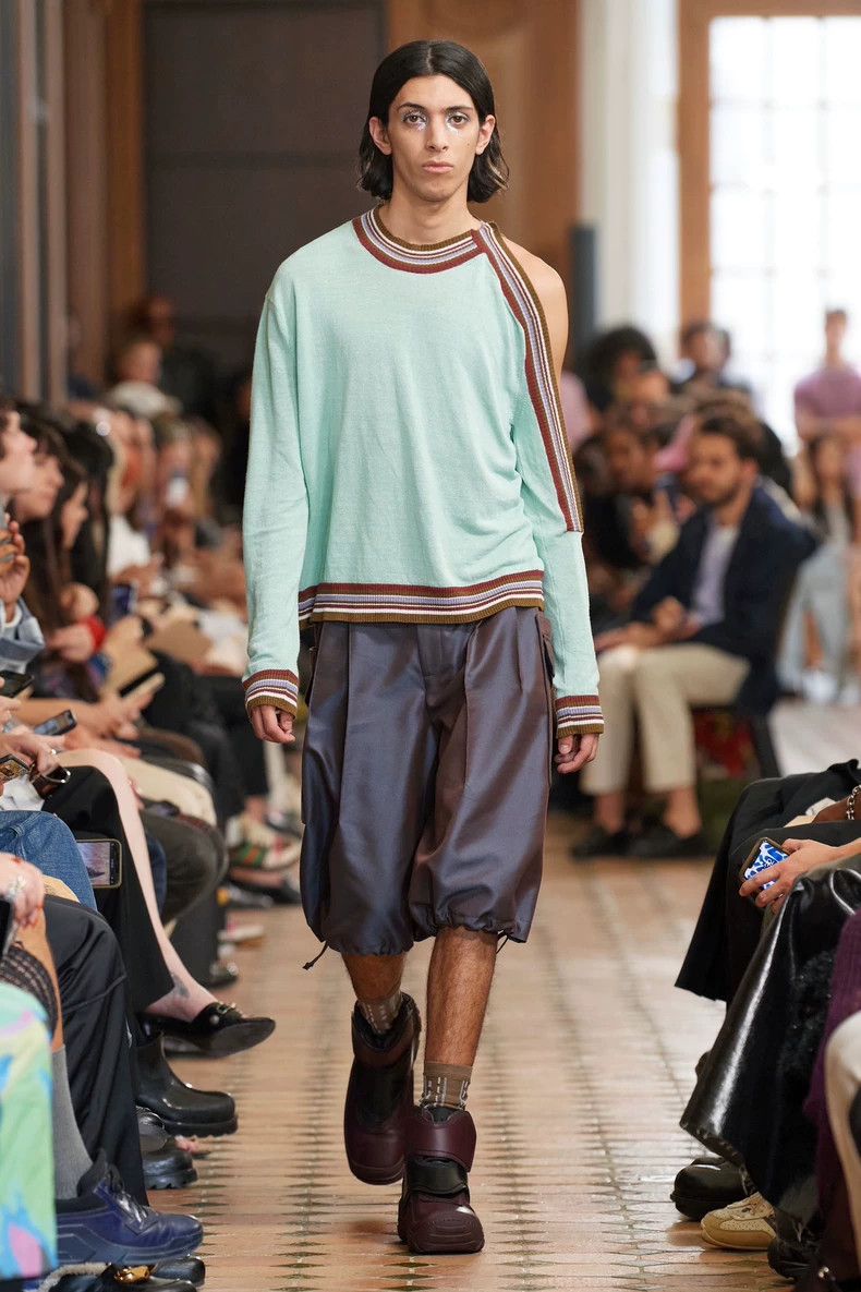 Kiko Kostadinov Kiko Kostadinov 23SS Ria Henley Knit Mint Green Size US L / EU 52-54 / 3 - 2 Thumbnail