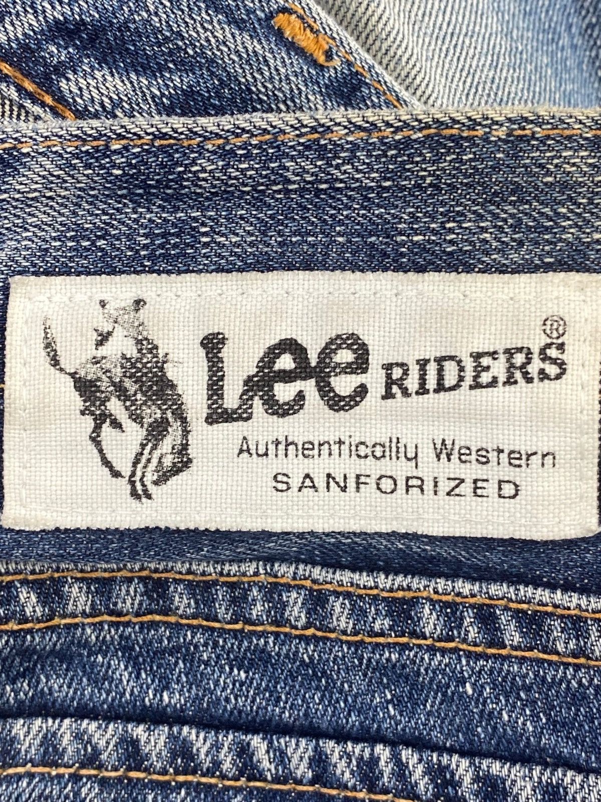 Lee Lee Riders Faded Wash Style Boot Cut Jeans Size US 27 - 11 Thumbnail