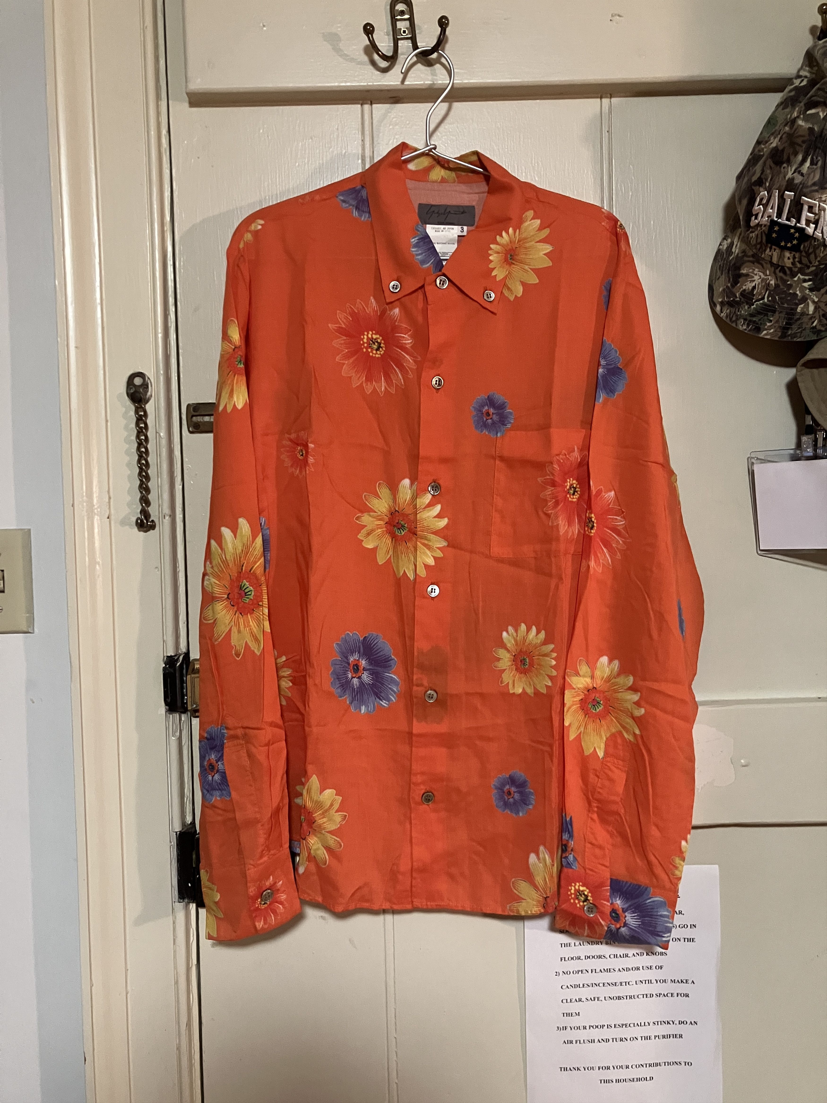 Yohji Yamamoto POURHOMME 87ss 花柄シャツ 中古・古着通販】Yohji Yamamoto pour homme (ヨウジヤマモト