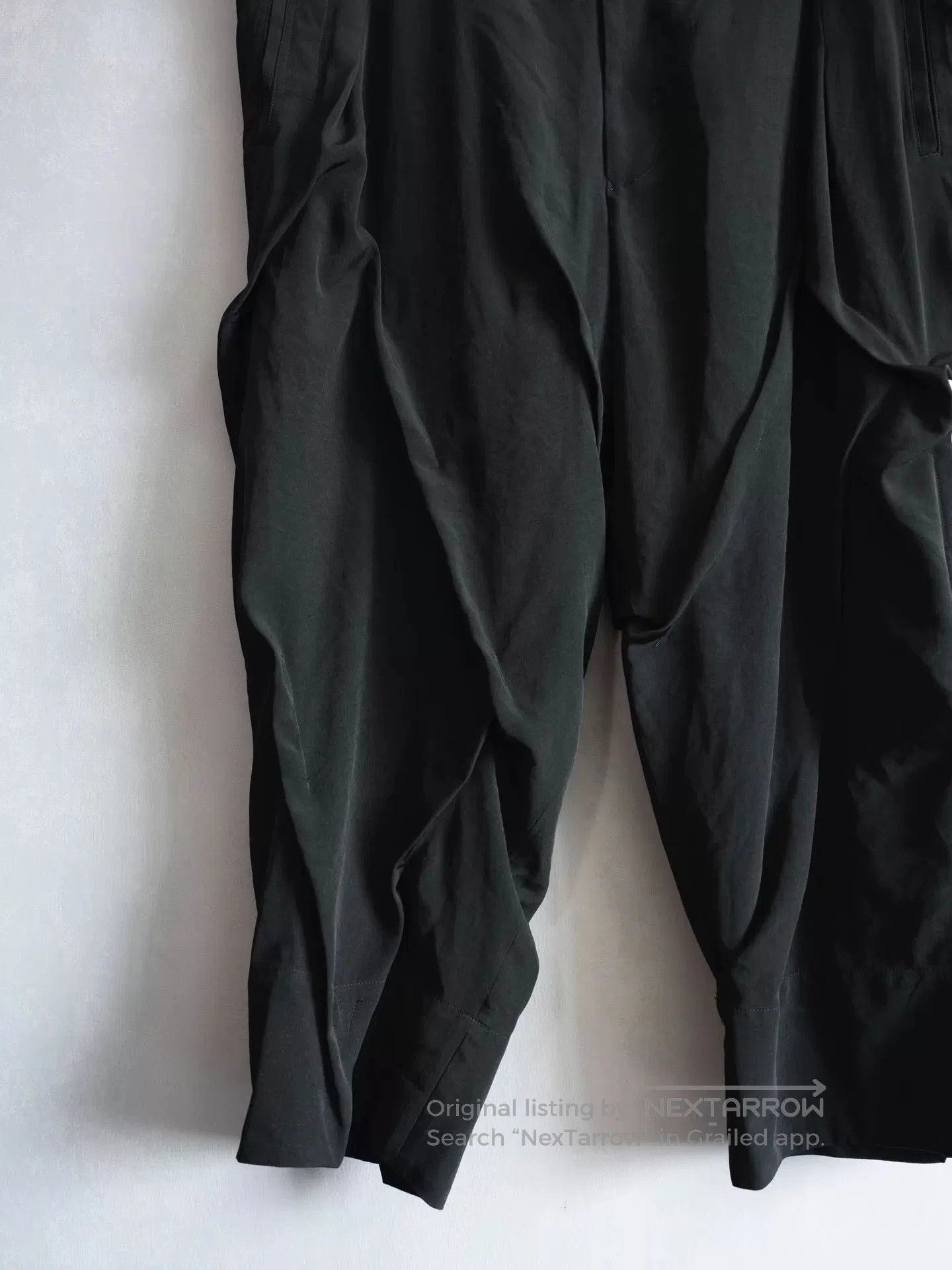 Yohji Yamamoto Yohji Yamamoto Irregular Pleated Trousers. Size US 30 / EU 46 - 6 Thumbnail