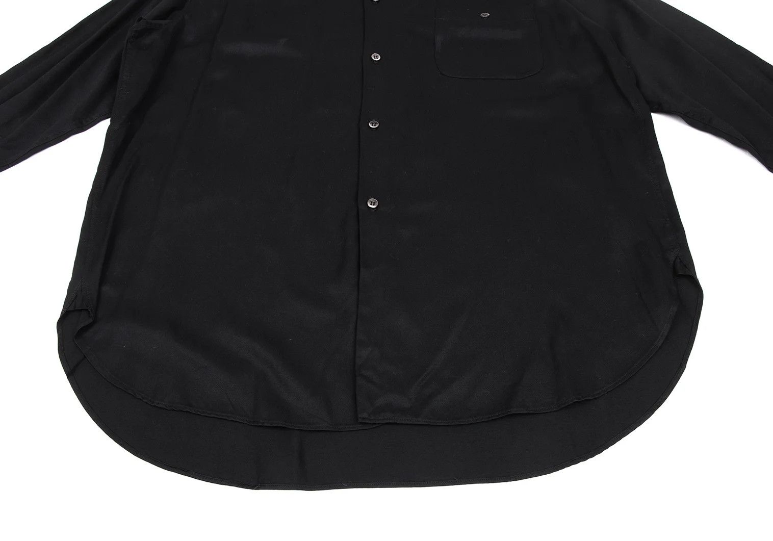 Jean Paul Gaultier Rayon Long Sleeve Shirt in Black Size US M / EU 48-50 / 2 - 9 Thumbnail