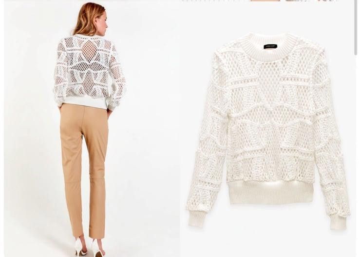 Other AS by DF Magnolia Sweater Top in White, size Medium Size M / US 6-8 / IT 42-44 - 2 Thumbnail