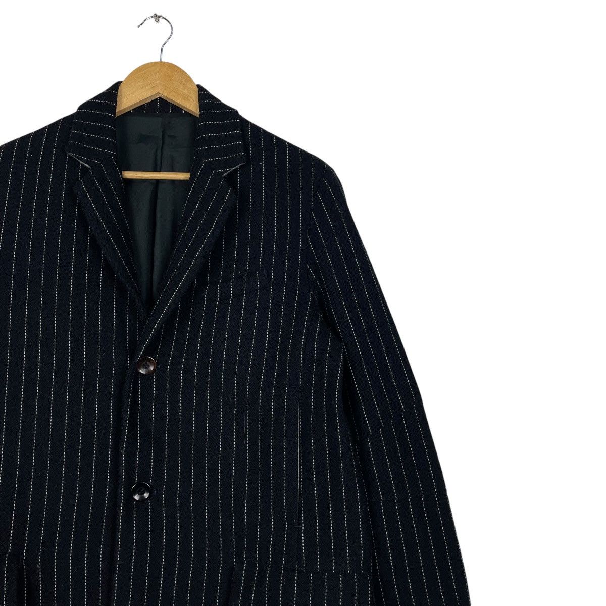 Japanese Brand × Wizzard 💥WIZZARD JAPAN SMART BLACK OVERCOAT Size US M / EU 48-50 / 2 - 5 Thumbnail
