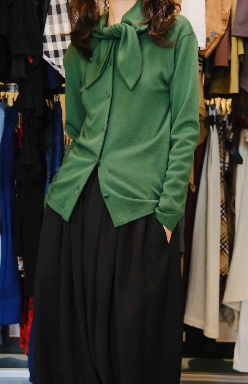 Kenzo KENZO Green knit wool sweater Size XS / US 0-2 / IT 36-38 - 2 Thumbnail