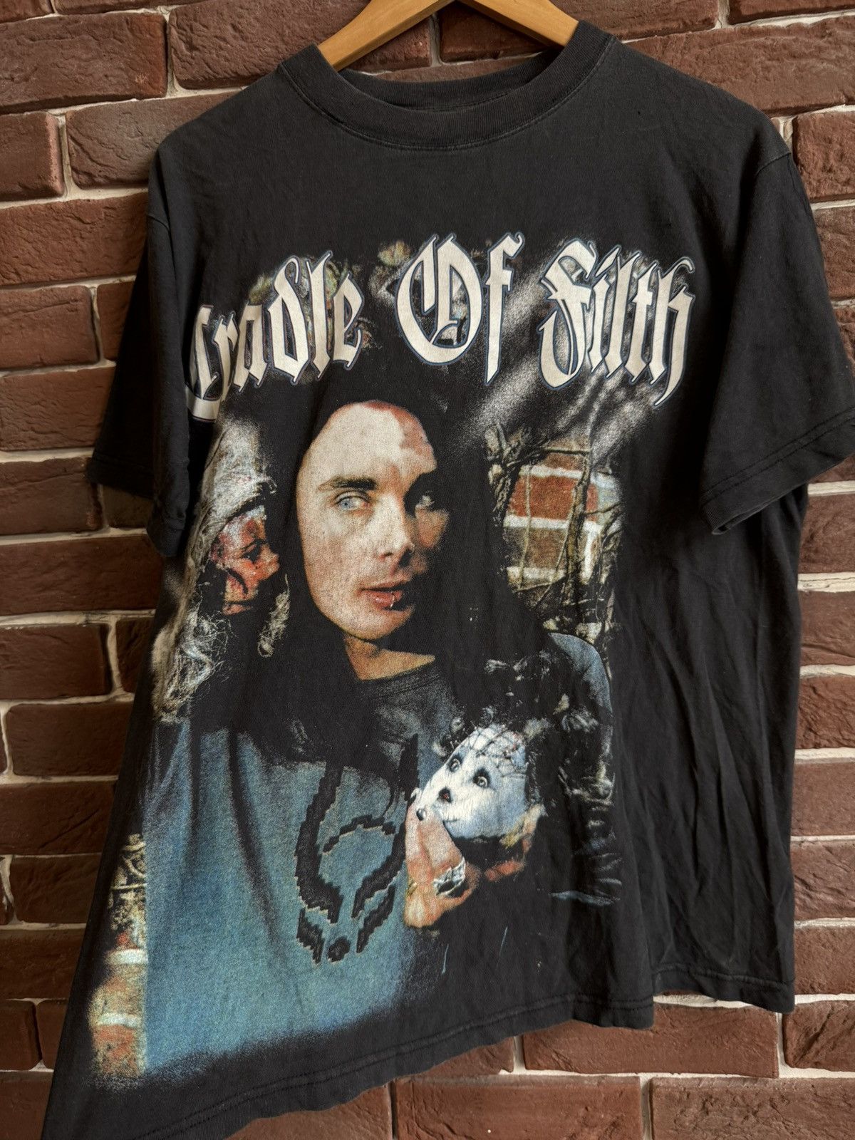 Band Tees Vintage 90s Cradle Of Filth Filth Dani Filth Metal Band Tee Size US L / EU 52-54 / 3 - 4 Thumbnail