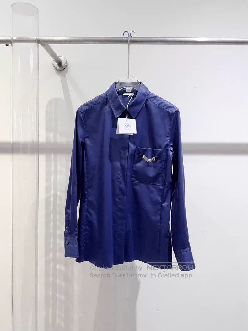 Hermes Hermes Coated lightweight jacket Size XXS / US 00 / IT 34 - 1 Thumbnail