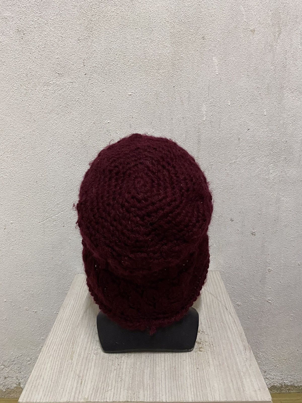 Japanese Brand × Vintage Japanese Brand Rare Design Knit Beanie Hat Size ONE SIZE - 4 Thumbnail