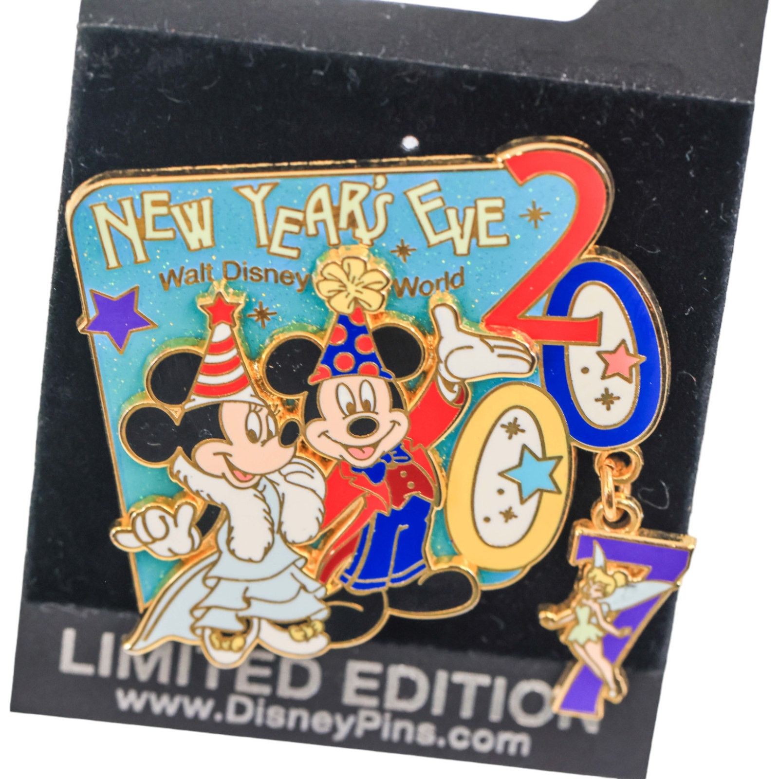Disney Disney New Year's Eve 2007 Pin Minnie, Tinker Bell LE 6,500 Size ONE SIZE - 5 Thumbnail
