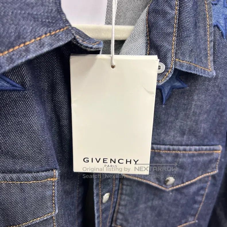 Givenchy Givenchy Blue Star Embroidered Denim Jacket Size US S / EU 44-46 / 1 - 7 Thumbnail