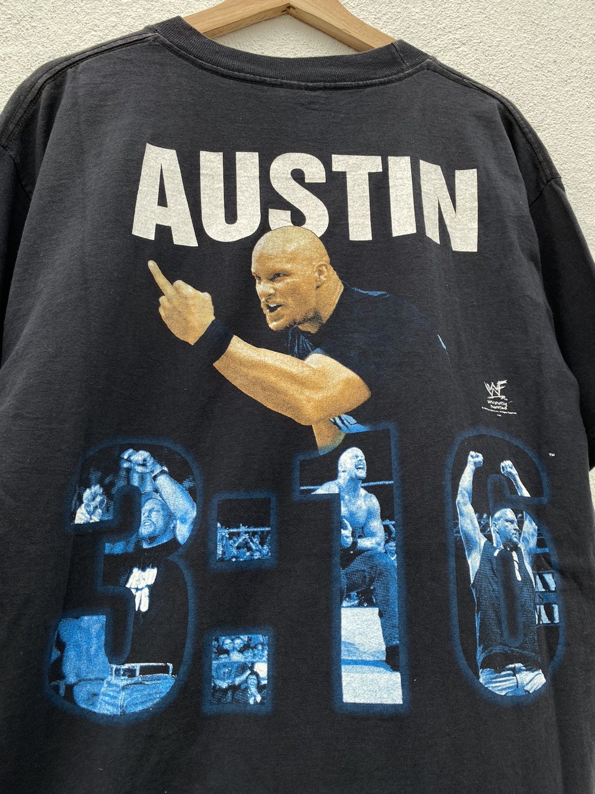 Rap Tees × Vintage × WWF Vintage Stone Cold Steve Austin © WWF 1998 Size US XL / EU 56 / 4 - 2 Thumbnail