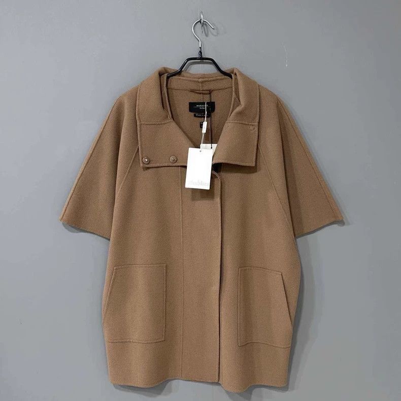 Other MaxMara Brown Wool Cloak-2508 Size US M / EU 48-50 / 2 - 3 Thumbnail