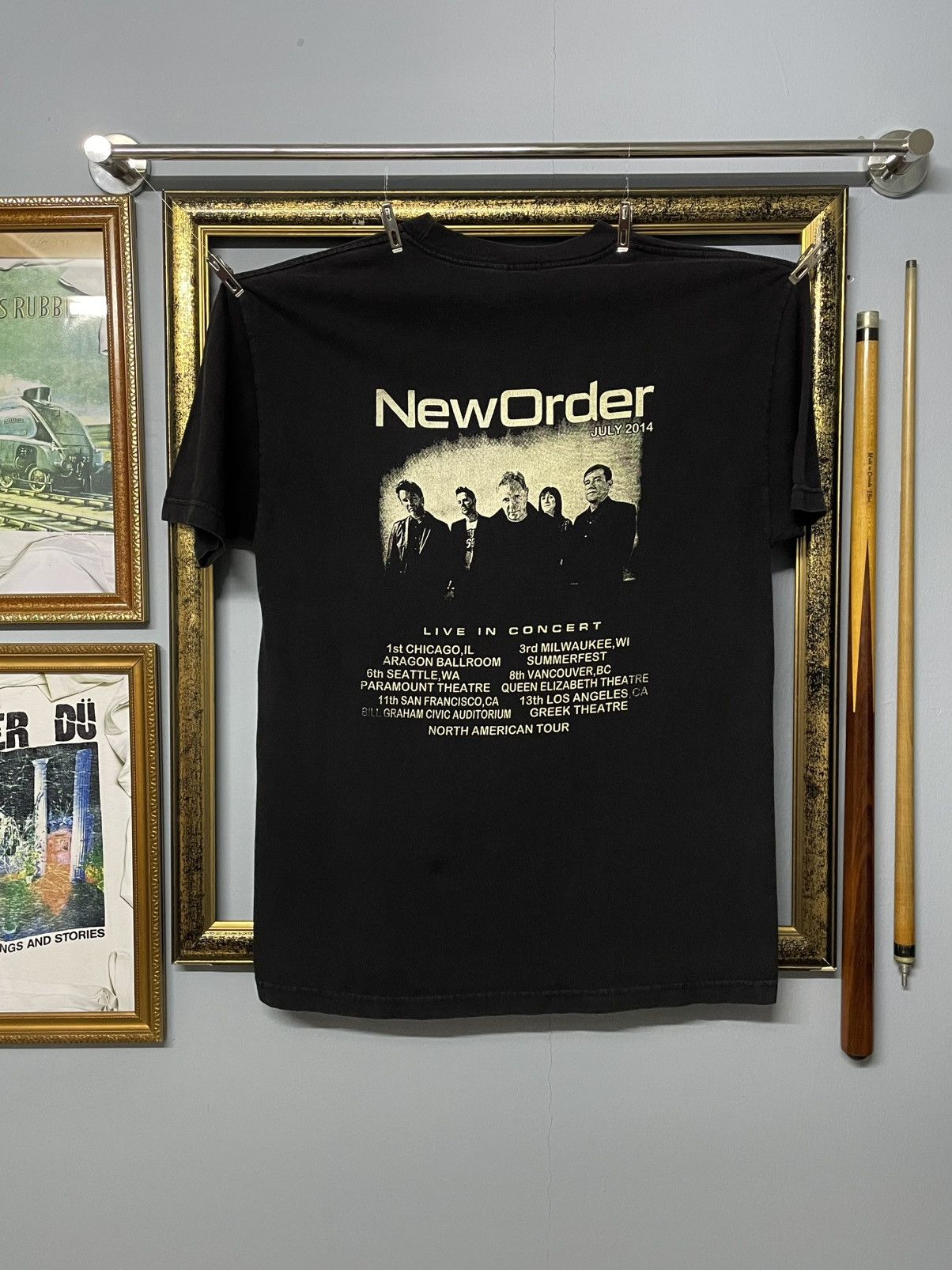 Band Tees Vintage Original Neworder Band Tee Pyramid Illustrated Tour Size US M / EU 48-50 / 2 - 8 Thumbnail