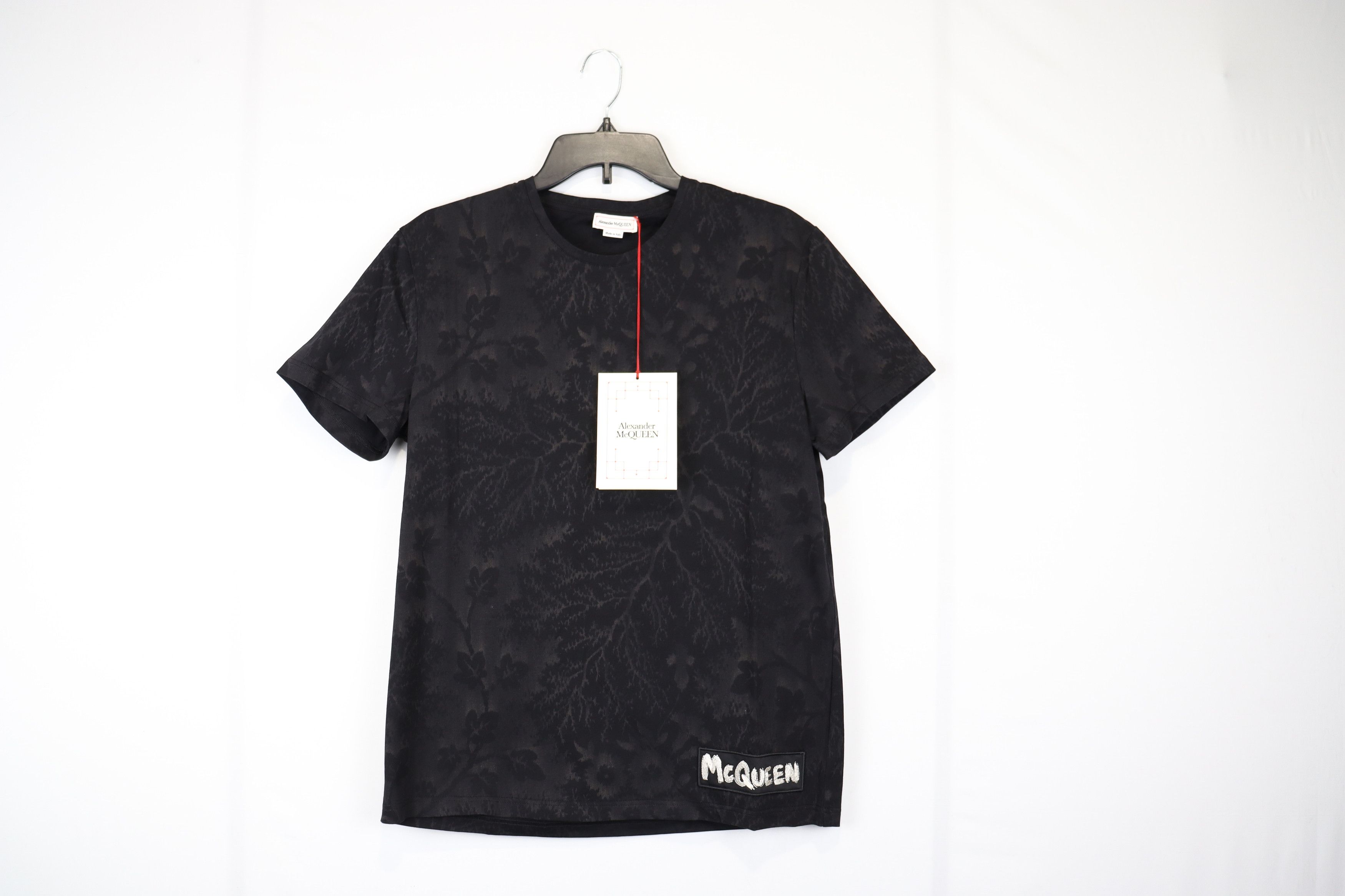 image of Alexander Mcqueen O1Rshd10124 T-Shirt In Black, Men's (Size Medium)