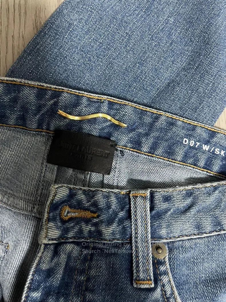 Yves Saint Laurent YSL Denim Pants New. Size US 26 / EU 42 - 1 Thumbnail