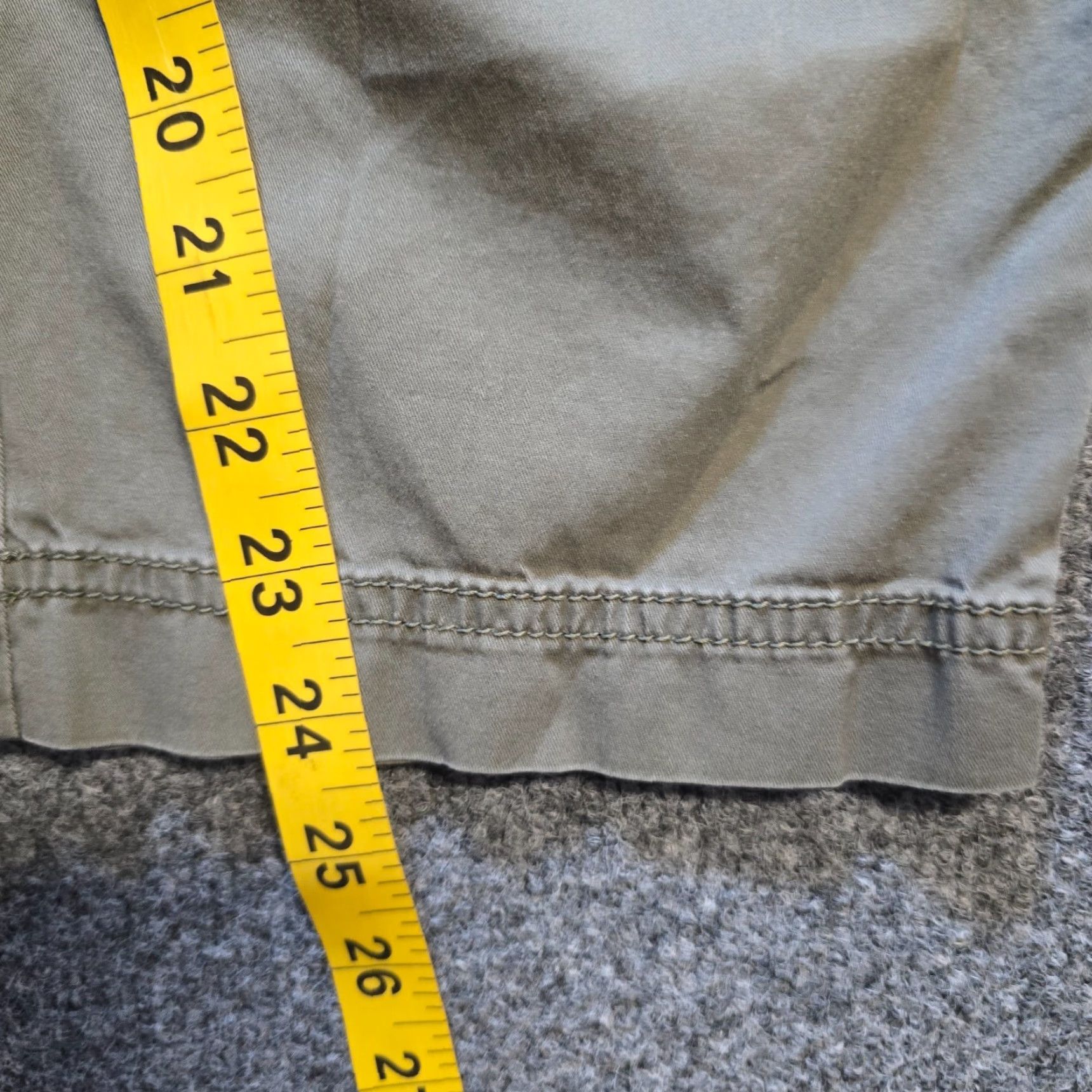 J. Jill J. Jill Pants Womens Size 10 Green Cargo Pocket Cropped Straight Casual Neutral Size 32" / US 10 / IT 46 - 7 Thumbnail