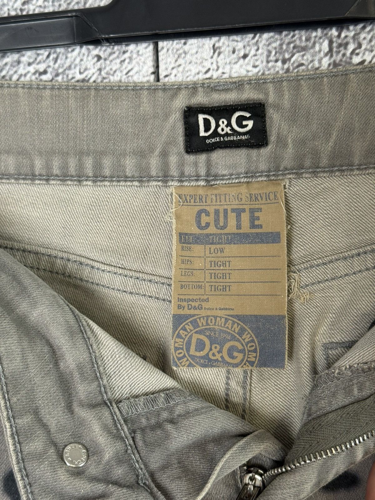 Dolce & Gabbana Y2K Dolce & Gabbana Jeans Leopard Print D&G Logo Denim Pants Size 25" / US 0 / IT 36 - 12 Thumbnail