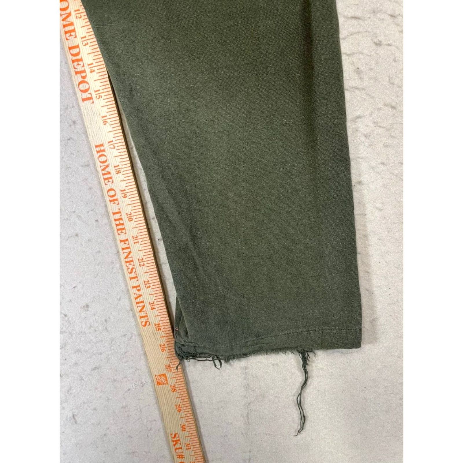 Vintage VINTAGE Misfit M/SF/T Mad Minds Pants Green Green Military Straight Leg High Rise Women M Distressed Size 32" / US 10 / IT 46 - 5 Thumbnail
