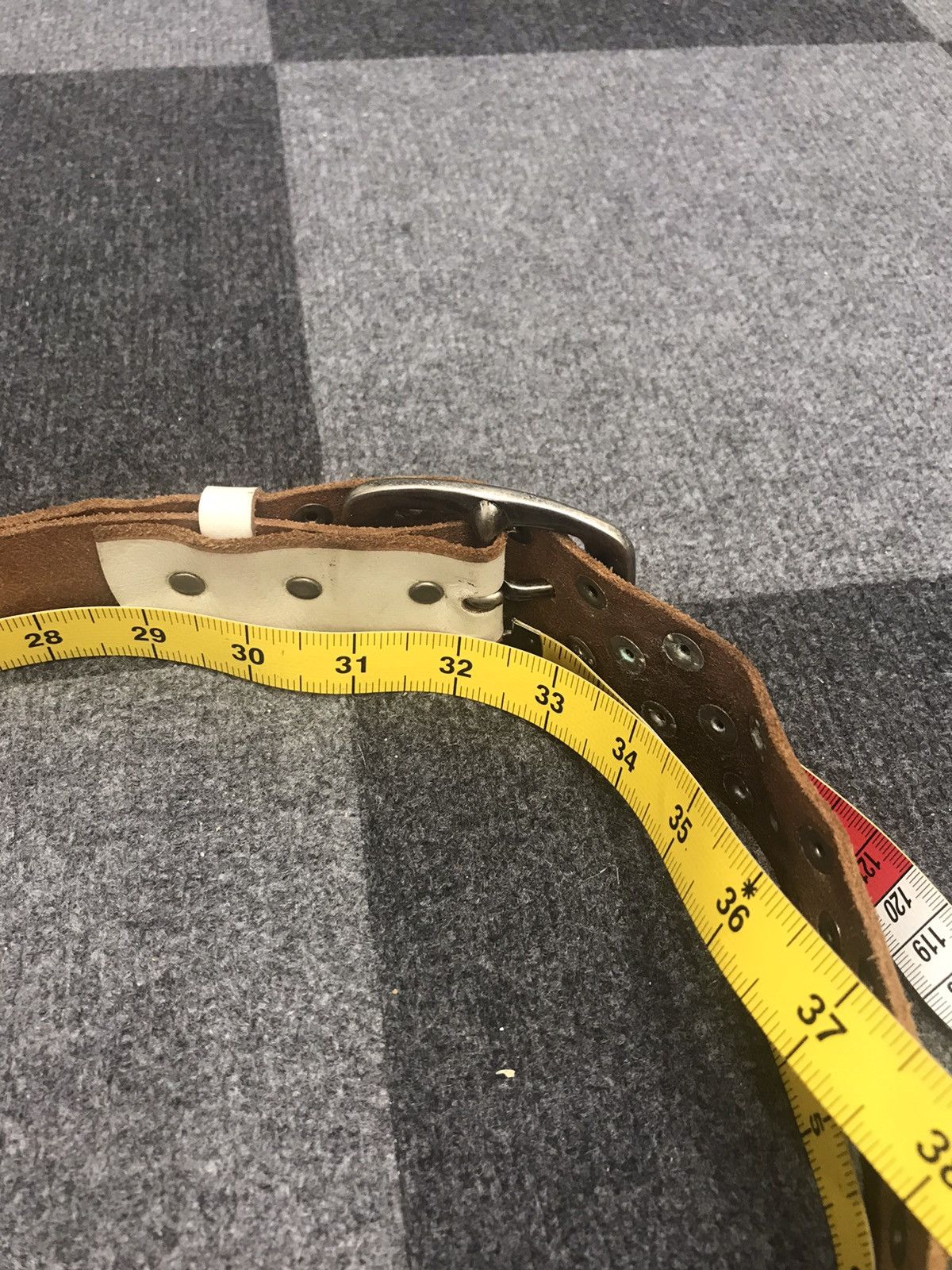 Genuine Leather × Seditionaries Very Rare Genuine Leather Studded Belt Size ONE SIZE - 4 Thumbnail