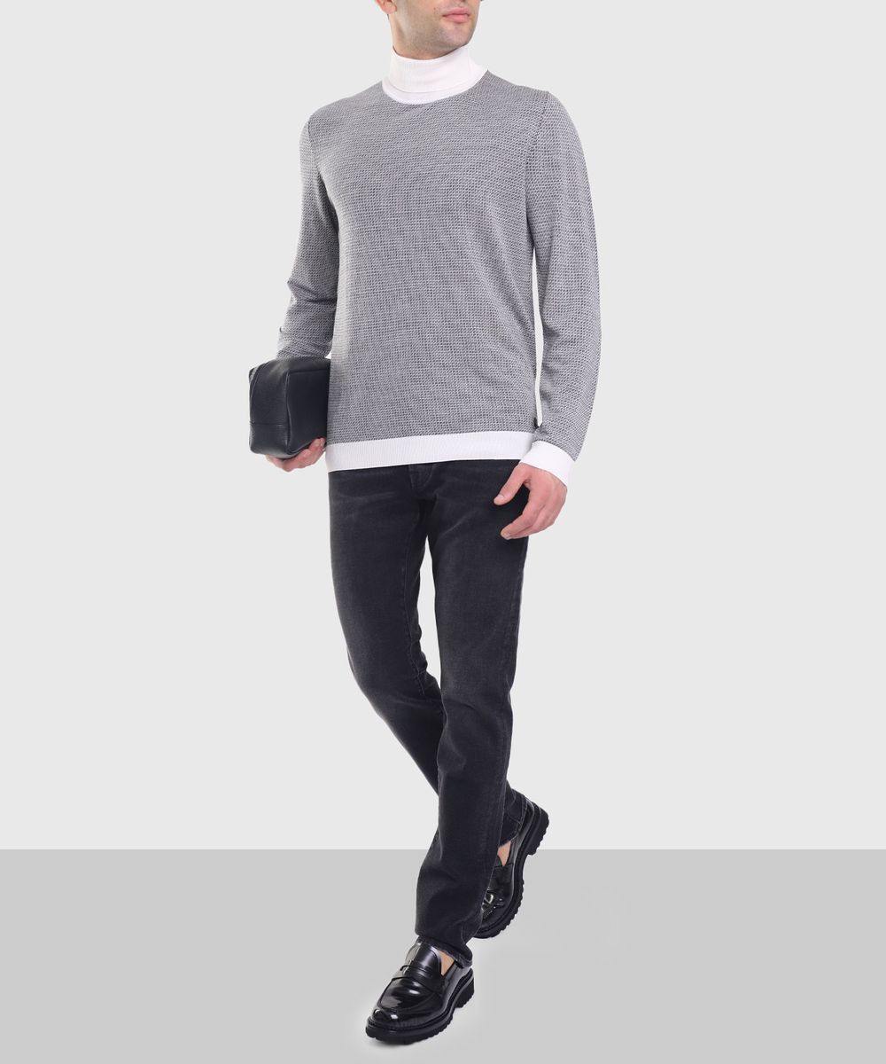 Fendi o1loc1c0824 Trutleneck in Grey Size US M / EU 48-50 / 2 - 4 Thumbnail