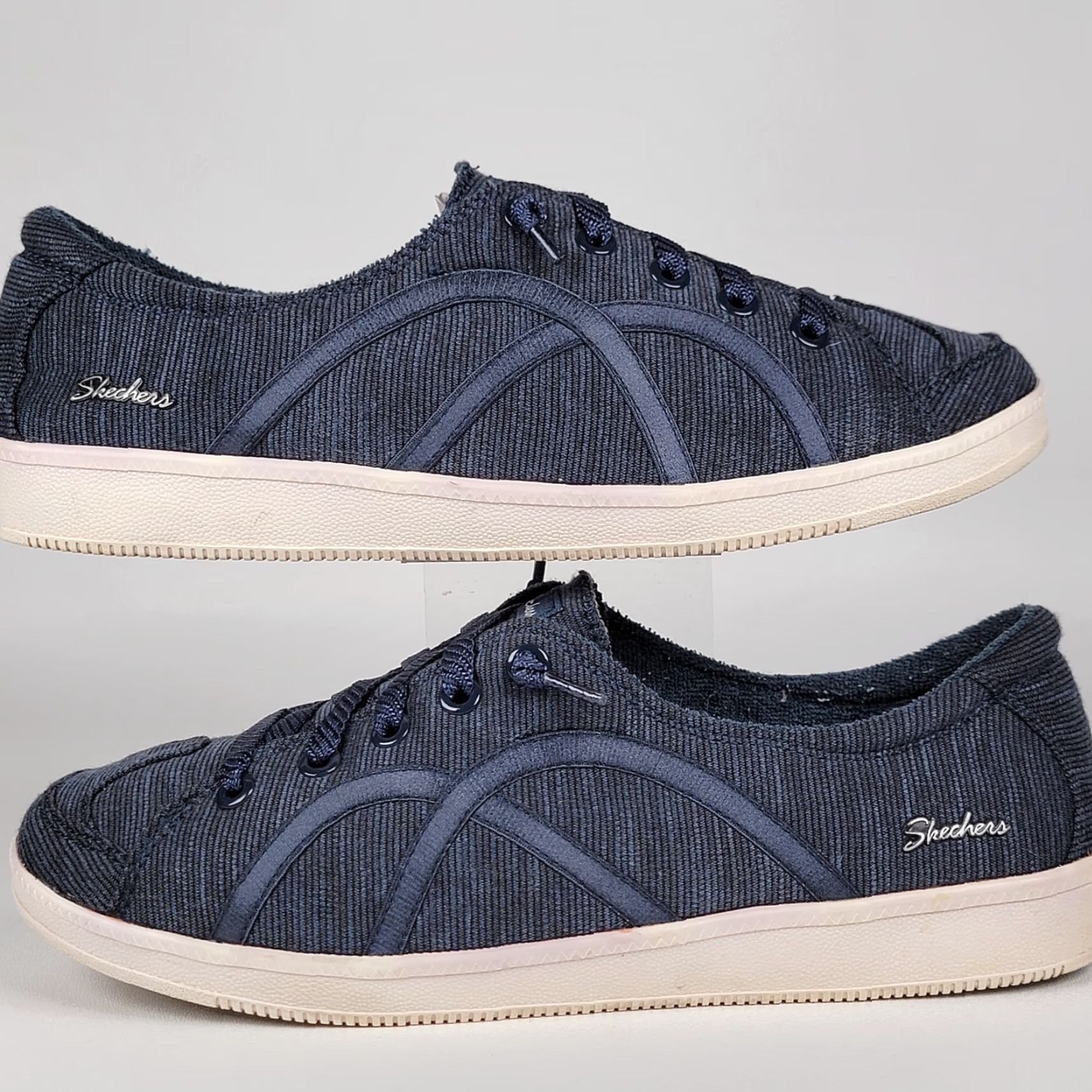 SKECHERS Skechers GO WALK 3 Sneaker Womens US Size 10 Navy Blue Air Cooled Memory Foam Breathable Lightweight Cushioned Rubber Outsole Size US 9 / IT 39 - 5 Thumbnail