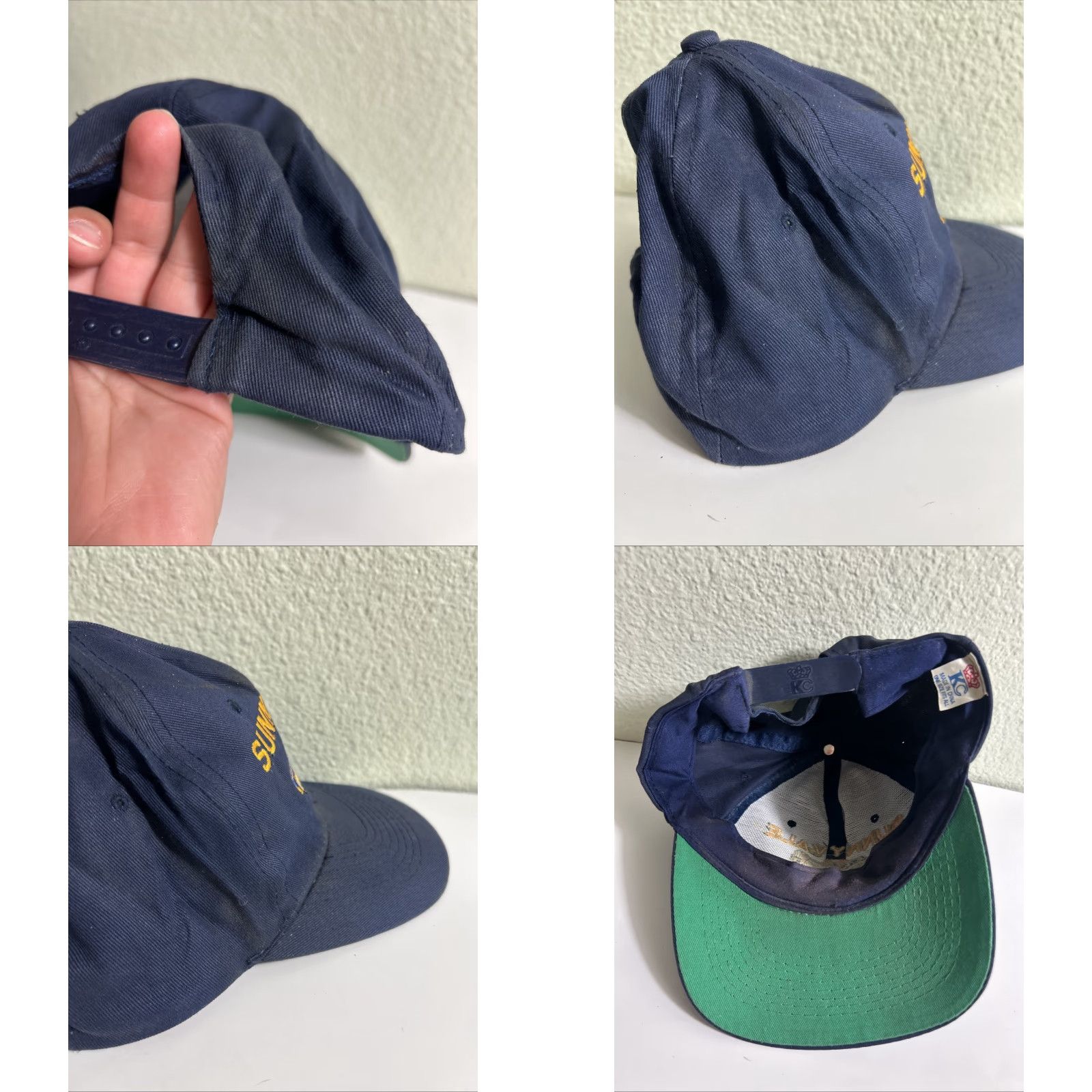 Vintage Sunnyvale Towing SnapBack Hat Blue KC Collections Adjustable One Size Men Snapback Hat Size ONE SIZE - 9 Thumbnail