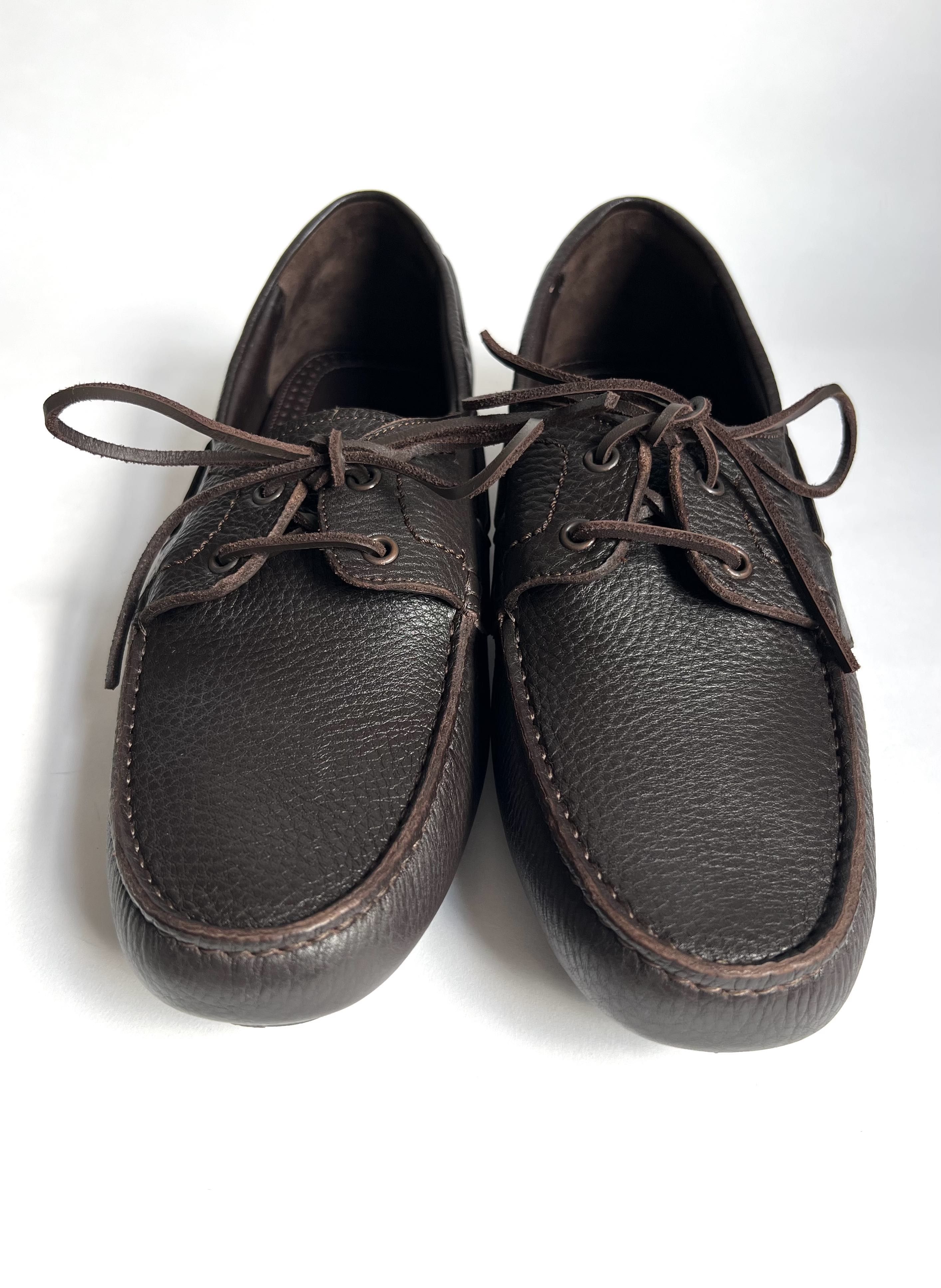 Bottega Veneta Bottega Veneta Leather Boat Shoes Size US 9.5 / EU 42-43 - 4 Thumbnail