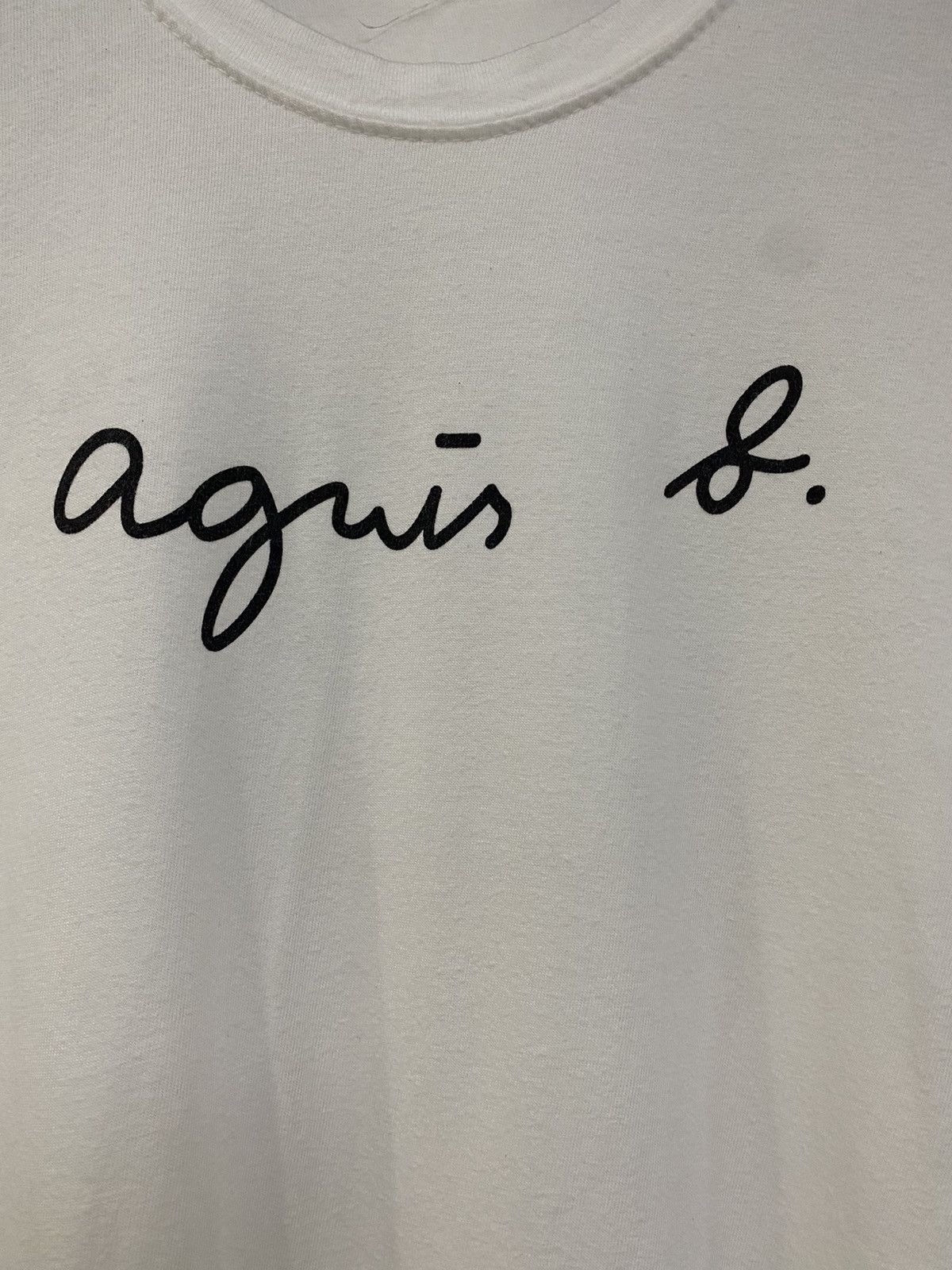 agnes b. 💥JAPANESE DESIGNER AGNES B BASIC SPELL OUT SHIRT Size M / US 6-8 / IT 42-44 - 2 Thumbnail