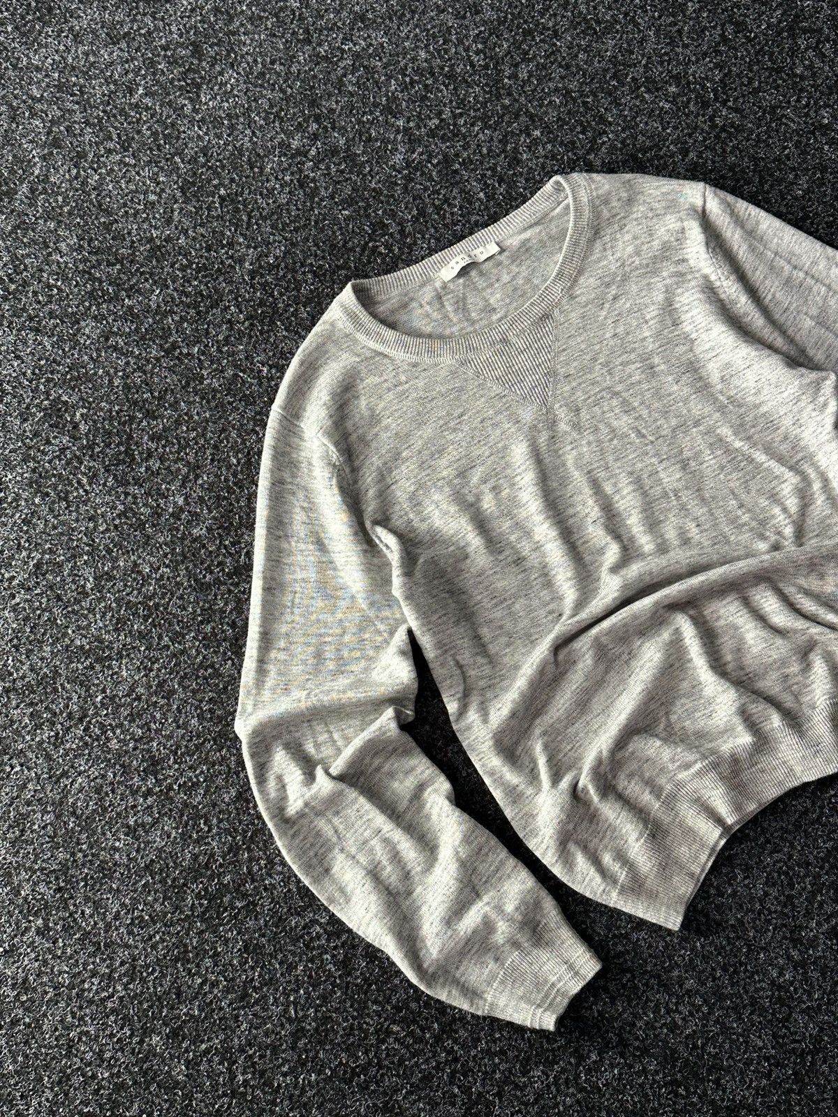 Sandro × Vintage VINTAGE Sandro sweater knitwear exclusive wool cashmere M Size US M / EU 48-50 / 2 - 2 Thumbnail