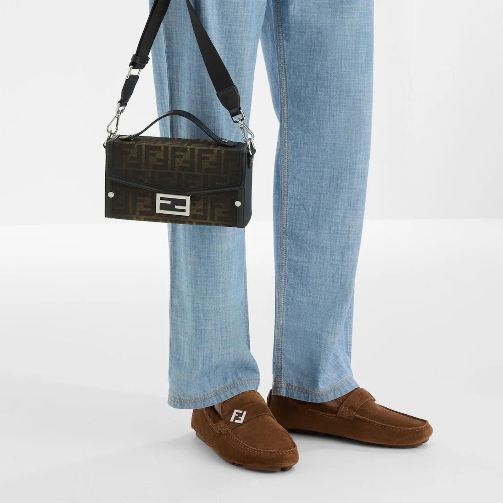 Fendi Fendi FF Suede Drivers Size ONE SIZE - 4 Thumbnail