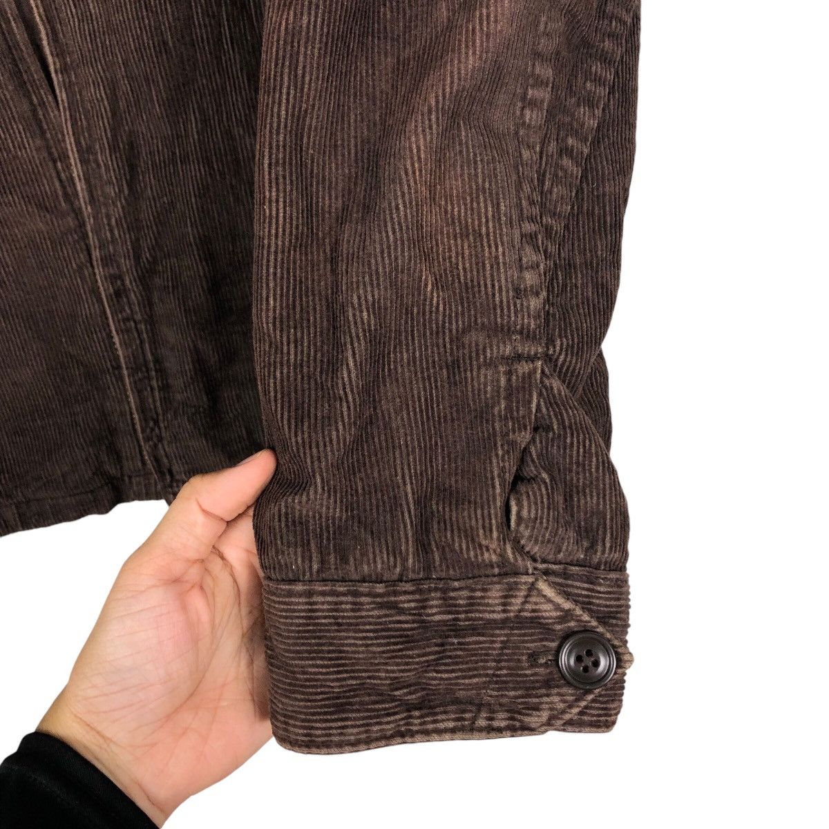 📌Vintage Corduroy Bomber Biker Jacket Gap Shearling